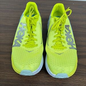 Hoka One One Lime Green Athletic Shoes